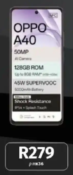 Vodacom Oppo A40 offer