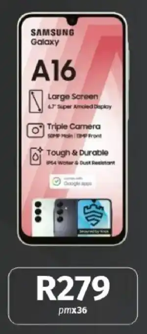 Vodacom SAMSUNG Galaxy A16 offer