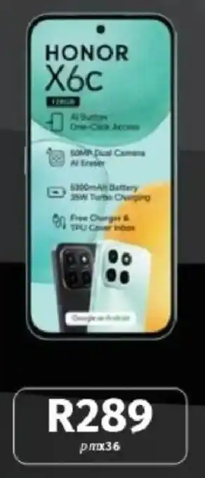 Vodacom Honor X6c offer