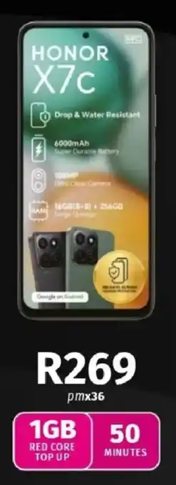 Vodacom Honor X7c offer