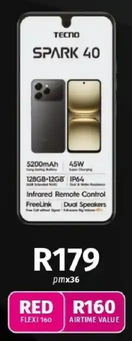 Vodacom TECNO Spark 40 offer