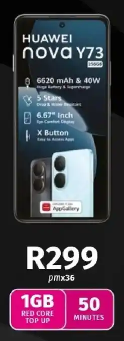 Vodacom HUAWEI Nova Y73 offer