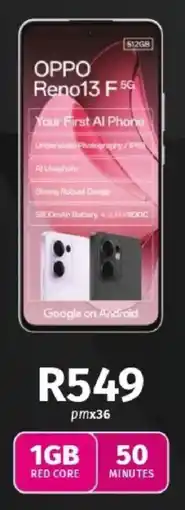 Vodacom OPPO Reno13 F 5G offer