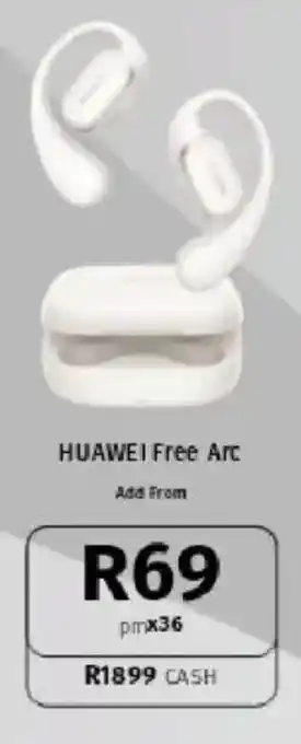 Vodacom HUAWEI Free Arc offer
