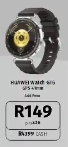 Vodacom HUAWEI Watch GT6 GPS 41mm offer