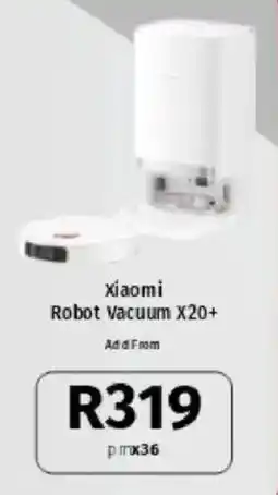 Vodacom Xiaomi Robot Vacuum X20+ offer