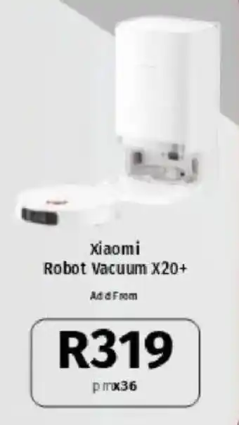 Vodacom Xiaomi Robot Vacuum X20+ offer