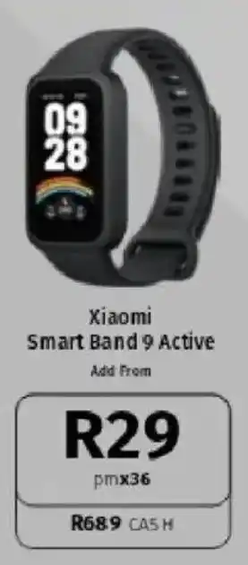 Vodacom Xiaomi Smart Band 9 Active offer
