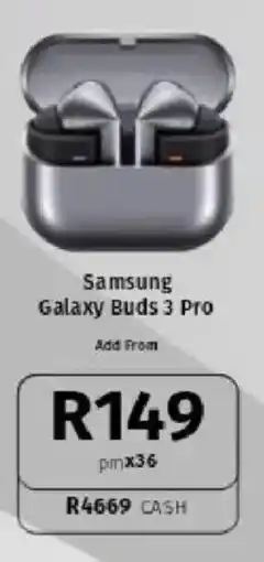 Vodacom Samsung Galaxy Buds 3 Pro offer