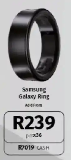 Vodacom Samsung Galaxy Ring offer