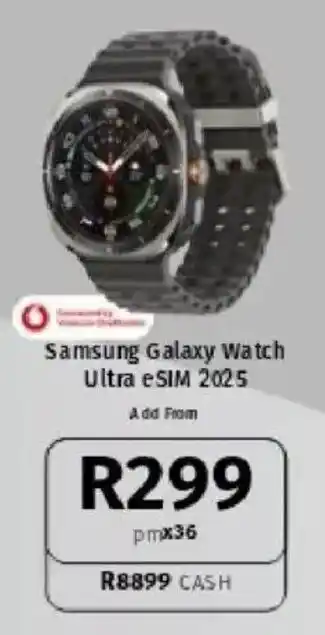 Vodacom Samsung Galaxy Watch Ultra eSIM 2025 offer
