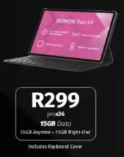 Vodacom HONOR Pad X9 offer