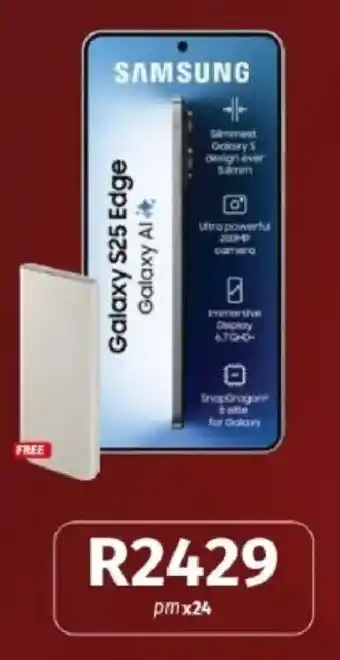 Vodacom SAMSUNG Galaxy S25 Edge offer