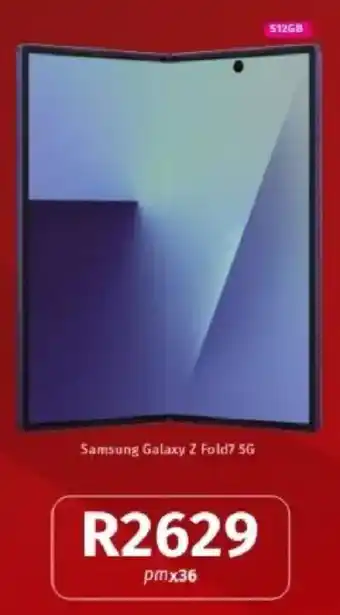 Vodacom Samsung Galaxy Z Fold7 5G offer