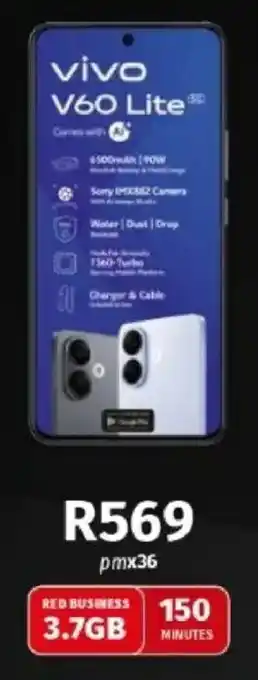 Vodacom Vivo V60 Lite offer