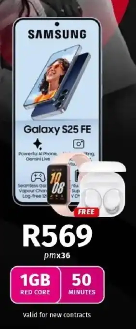 Vodacom SAMSUNG Galaxy S25 FE offer