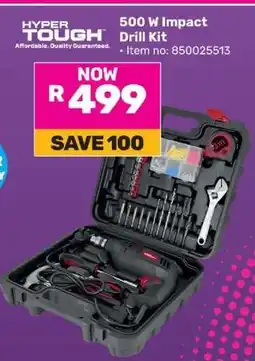 Game 500 W Impact Drill Kit offer