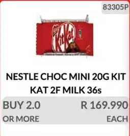 KitKat Cash and Carry Nestle choc mini kitkat 2f milk offer