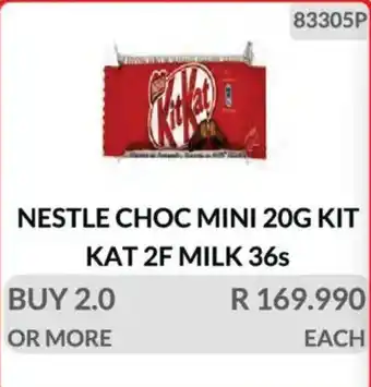 KitKat Cash and Carry Nestle choc mini kitkat 2f milk offer