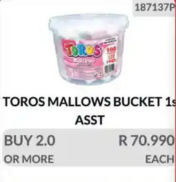 KitKat Cash and Carry Toros mallows bucket asst offer