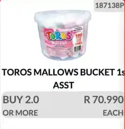 KitKat Cash and Carry Toros mallows bucket asst offer