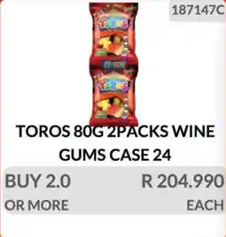 KitKat Cash and Carry Toros wine gums case offer