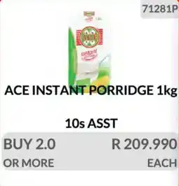 KitKat Cash and Carry Ace instant porridge offer