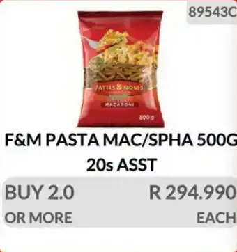 KitKat Cash and Carry F&M pasta macaroni/ spaghetti asst offer