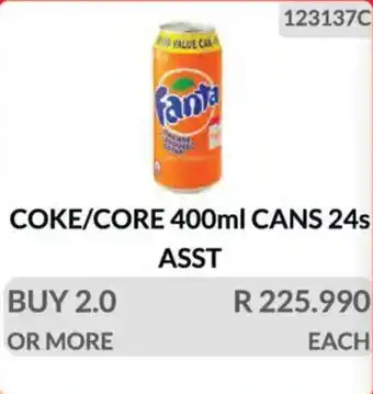 KitKat Cash and Carry Coke/ core cans asst offer