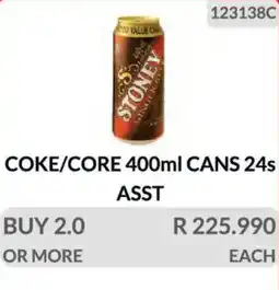 KitKat Cash and Carry Coke/ core cans asst offer