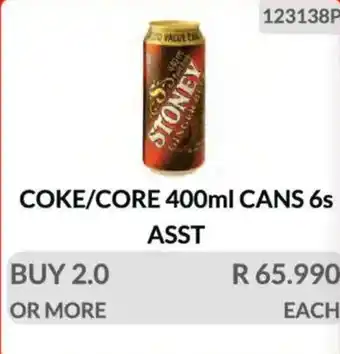 KitKat Cash and Carry Coke/ core cans asst offer