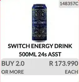 KitKat Cash and Carry Switch energy drink asst offer