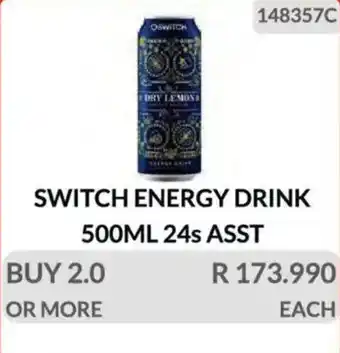 KitKat Cash and Carry Switch energy drink asst offer