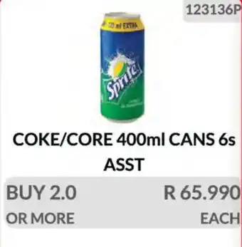KitKat Cash and Carry Coke/ core cans asst offer