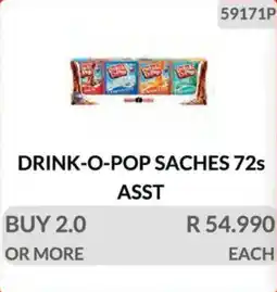 KitKat Cash and Carry Drink-o-pop sachets asst offer