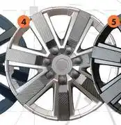 Midas Autogear 4 Piece Wheel Cover Sets 15 (Silver/Grey) WCFP02-15 offer