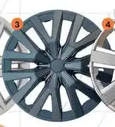 Midas Autogear 4 Piece Wheel Cover Sets 14 (Matt Black) WCFP01-14 offer