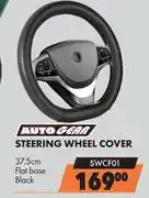 Midas Autogear Steering Wheel Cover 37.5cm Flat Base (Black) SWCF01 offer