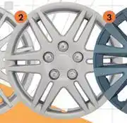 Midas Autogear 4 Piece Wheel Cover Sets 14 (Gun Metal) WC24M offer