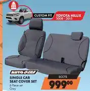 Midas Autogear Single Cab 6 Piece Grey Seat Cover Set For Toyota Hilux (2008-2015) SCCTS offer