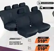 Midas Autogear 4 x 4 Safari II Seat Cover Set Rear (Black) SC31M offer