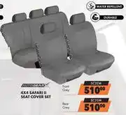 Midas Autogear 4 x 4 Safari II Seat Cover Set Front (Grey) SC32M offer