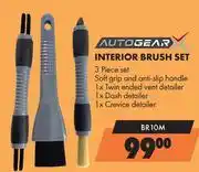 Midas Autogear Interior 3 Piece Brush Set BR10M offer