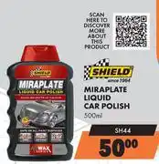 Midas Shield Miraplate Liquid Car Polish SH4l4-500ml offer