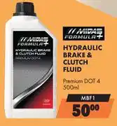 Midas MIDAS Formula+ Hydraulic Brake & Clutch Fluid MBF1-500ml offer