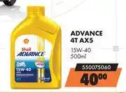 Midas Shell Advance 4T AX5 15W-40 550075060-500ml offer