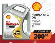 Midas Shell Rimula R4 X Oil 15W-40 550044956-5Ltr offer
