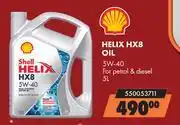 Midas Shell Helix HX8 Oil 5W-40 550053711-5Ltr offer