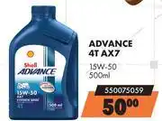 Midas Shell Advance 4T AX7 15W-40 550075059-500ml offer