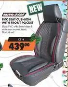 Midas Auto Gear PVC Seat Cushion With Front Pocket CS14 offer